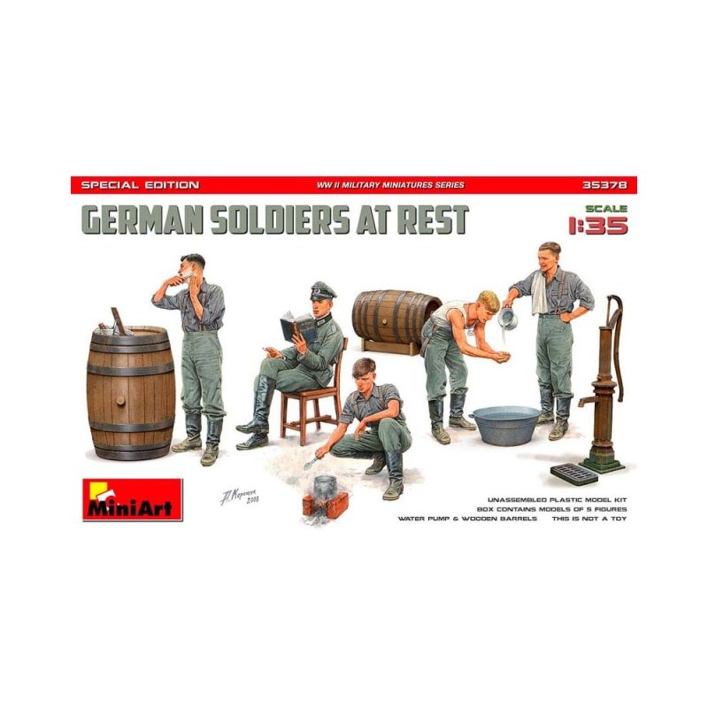 Miniart German Soldiers at Rest (Spec Edition) (1/35) 35378