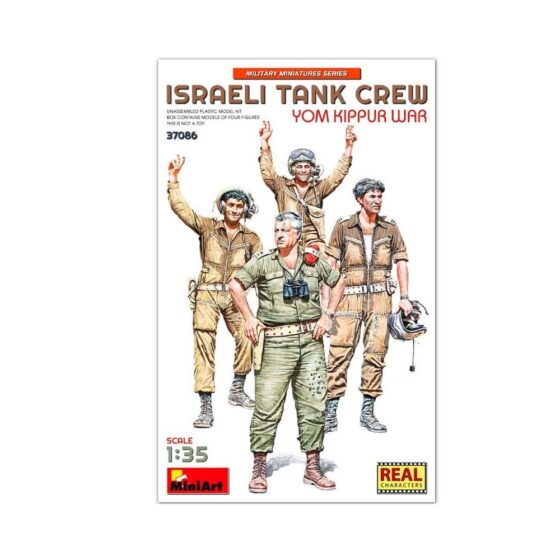 Miniart Israeli Tank Crew. Yom Kippur War (1/35) 37086 Miniart Israeli Tank Crew. Yom Kippur War (1/35) 37086