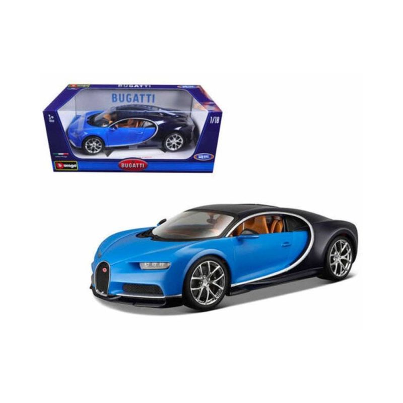1/18 Bugatti Chiron Blue/Black 2016 Bburago 11040