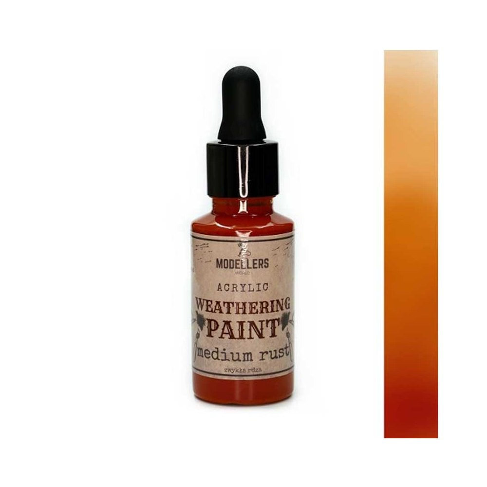 Weathering Paint - Medium Rust Modellers World MWE010 Weathering Paint - Medium Rust Modellers World MWE010
