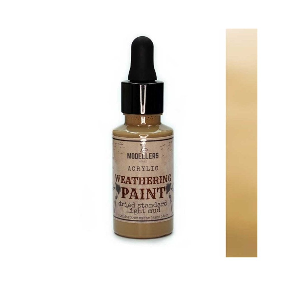 Weathering Paint - Dried St Light Mud Modellers World MWE018 Weathering Paint - Dried St Light Mud Modellers World MWE018