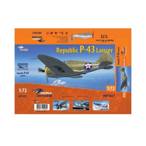 1/72 Republic P-43 Lancer Dora Wings 72027 1/72 Republic P-43 Lancer Dora Wings 72027