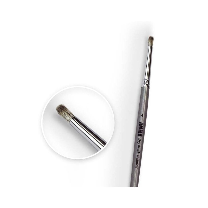 4 AMMO Drybrush Technical Brush Ammo A.MIG-8701