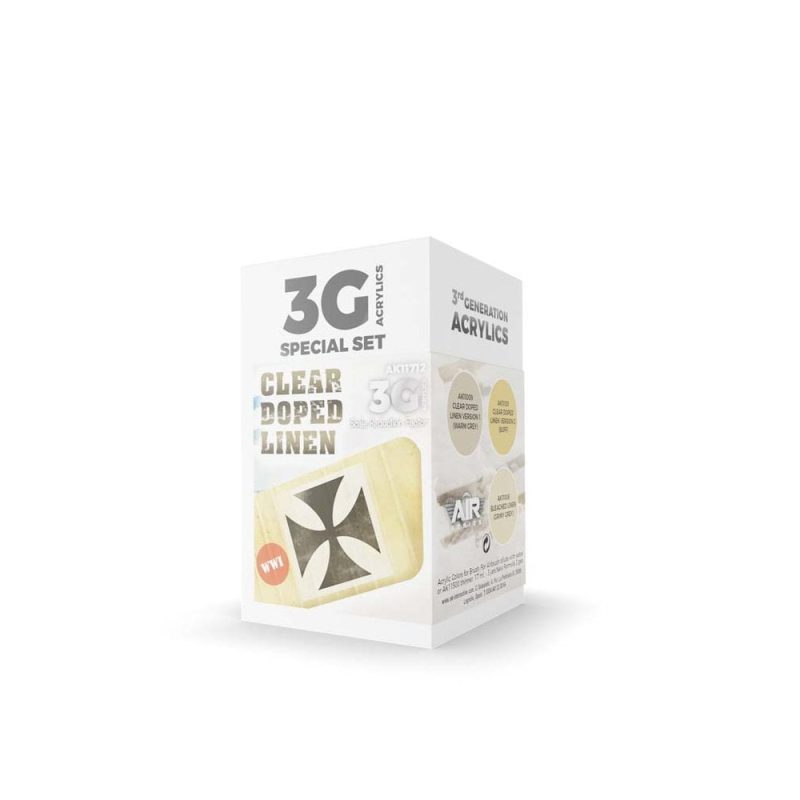 AK Interactive Clear Doped Linen Set 3rd Gen Aircraft Series AK-11712