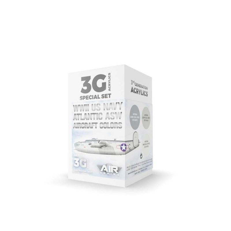 AK Interactive WWII US Navy ASW Aircraft Colors Set 3rd Gen Aircraft Series AK-11731