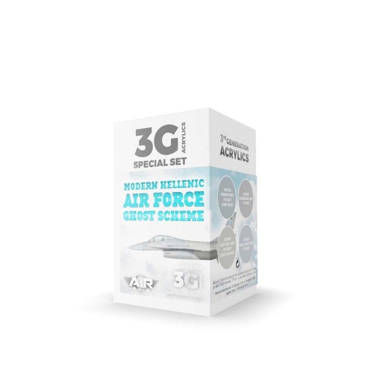 AK Interactive Modern Hellenic Air Force Ghost Scheme Set 3rd Gen Aircraft Series AK-11753