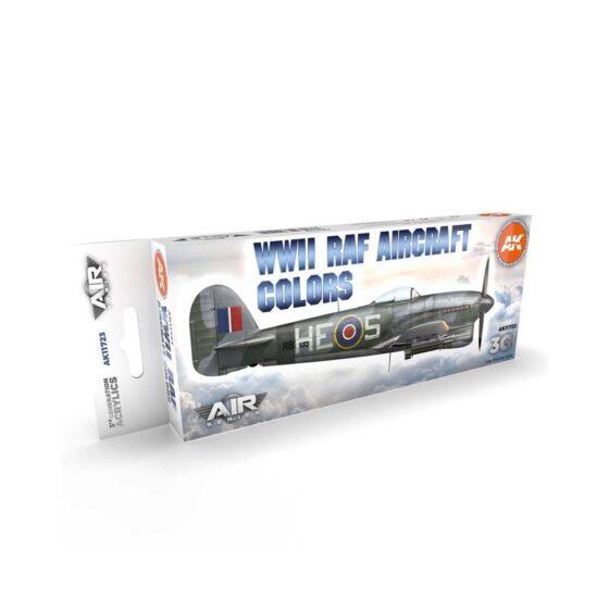 AK Interactive WWII RAF Aircraft Colors Set 3rd Gen Aircraft Series AK-11723 AK Interactive WWII RAF Aircraft Colors Set 3rd Gen Aircraft Series AK-11723