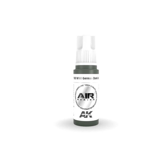 AK Interactive WWI German Dark Green 3rd Gen Aircraft Series (17ml) AK-11803 AK Interactive WWI German Dark Green 3rd Gen Aircraft Series (17ml) AK-11803