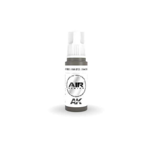 AK Interactive ANA 613 Olive Drab 3rd Gen Aircraft Series (17ml) AK-11863 AK Interactive ANA 613 Olive Drab 3rd Gen Aircraft Series (17ml) AK-11863