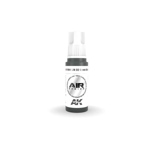 AK Interactive IJN D2 Green Black 3rd Gen Aircraft Series (17ml) AK-11894 AK Interactive IJN D2 Green Black 3rd Gen Aircraft Series (17ml) AK-11894