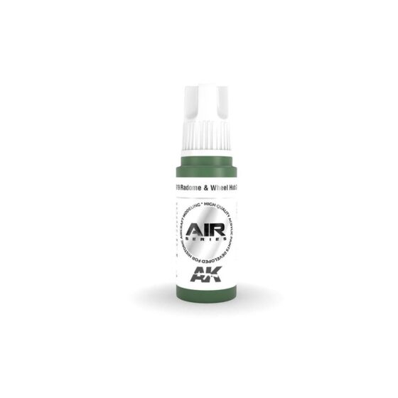 AK Interactive Radome & Wheel Hub Green 3rd Gen Aircraft Series (17ml) AK-11919 AK Interactive Radome & Wheel Hub Green 3rd Gen Aircraft Series (17ml) AK-11919