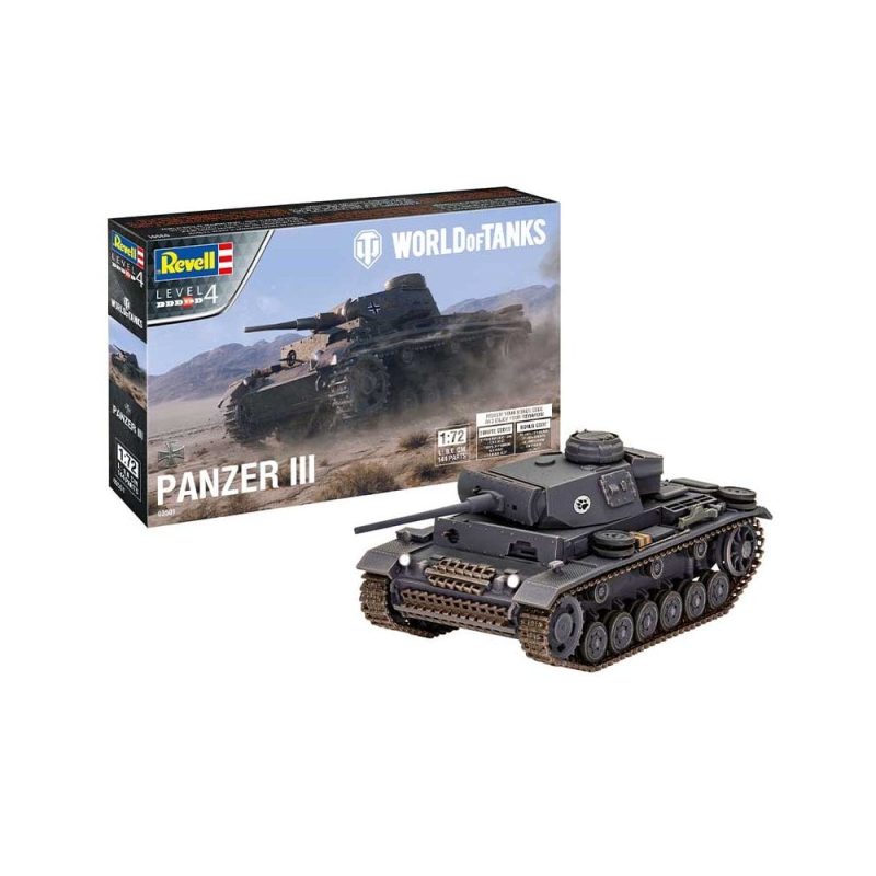 1/72 PzKpfw III Ausf. L "World of Tanks" Revell 03501 1/72 PzKpfw III Ausf. L "World of Tanks" Revell 03501