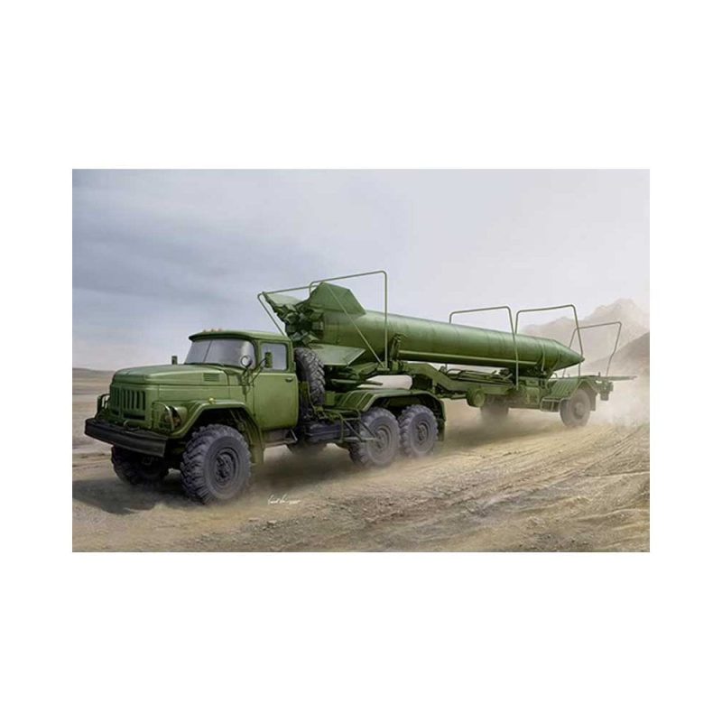 1/35 Soviet ZiL-131V Tow 2T3M1 trailer with 8K14 Missile Trumpeter 01081