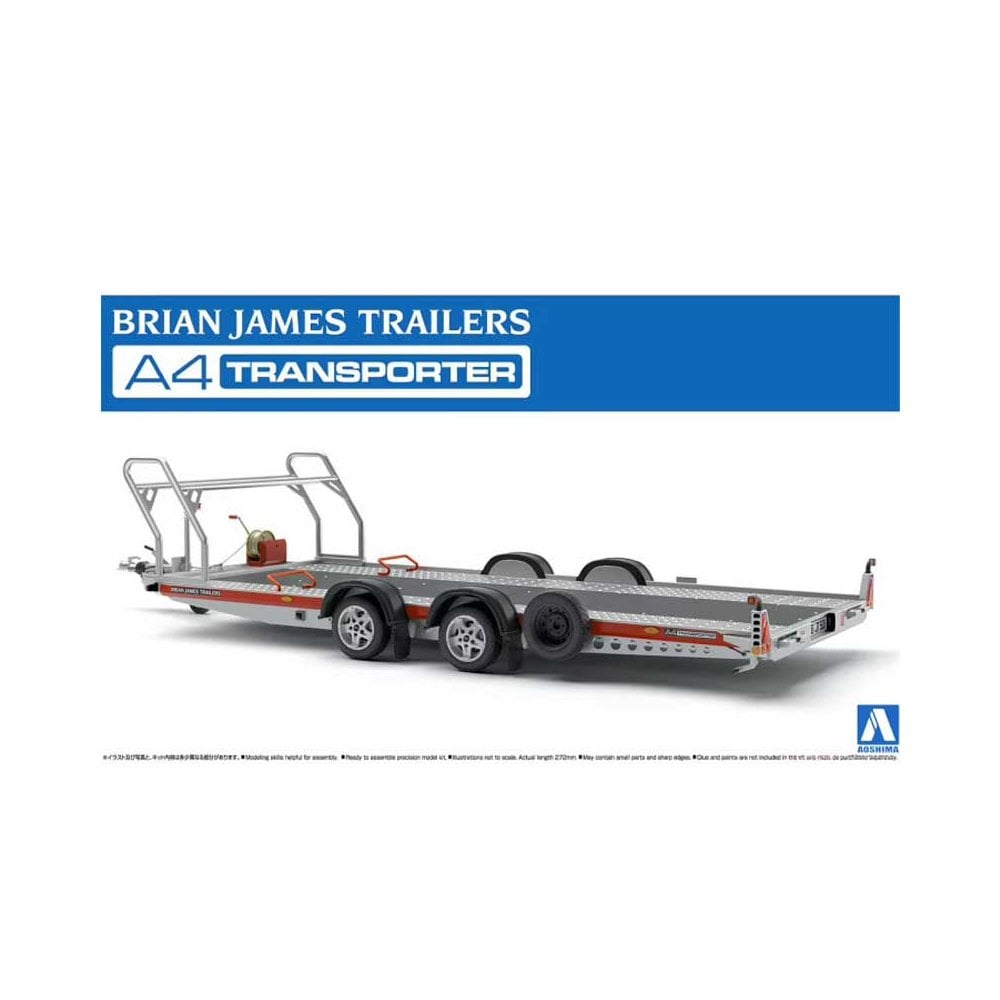 1/24 Brian James Trailers A4 Transport Aoshima 05260 1/24 Brian James Trailers A4 Transport Aoshima 05260