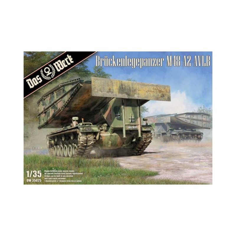 Das Werk Bruckenlegepanzer M48 A2 AVLB (1/35) DW35025