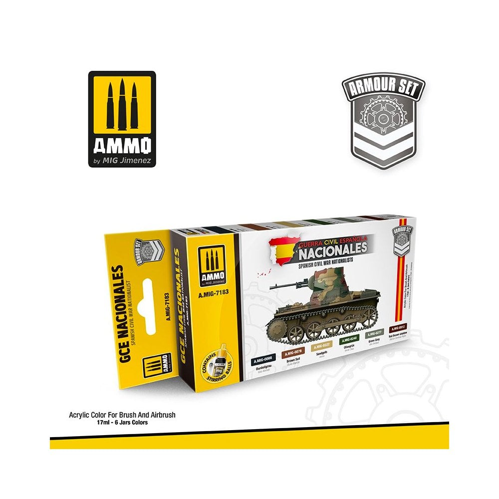 Spanish Civil War - Nationalists Set Ammo A.MIG-7183 Spanish Civil War - Nationalists Set Ammo A.MIG-7183