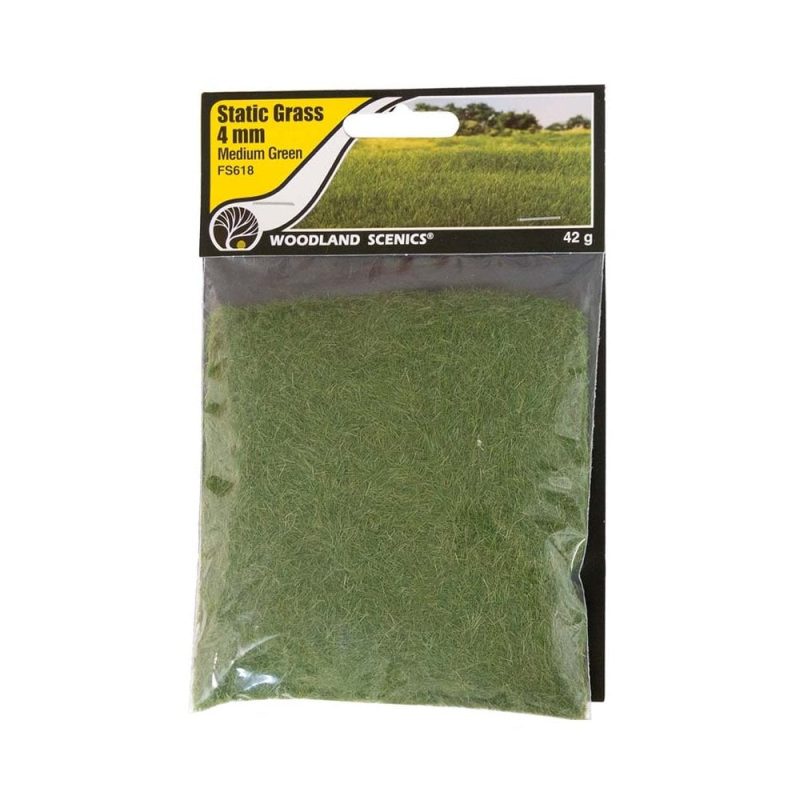 Woodland Scenics Static Grass Medium Green (4mm) WFS618 Woodland Scenics Static Grass Medium Green (4mm) WFS618