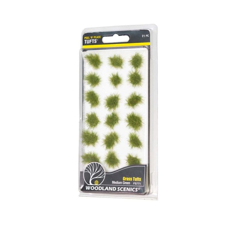 Woodland Scenics Medium Green Grass Tufts WFS771