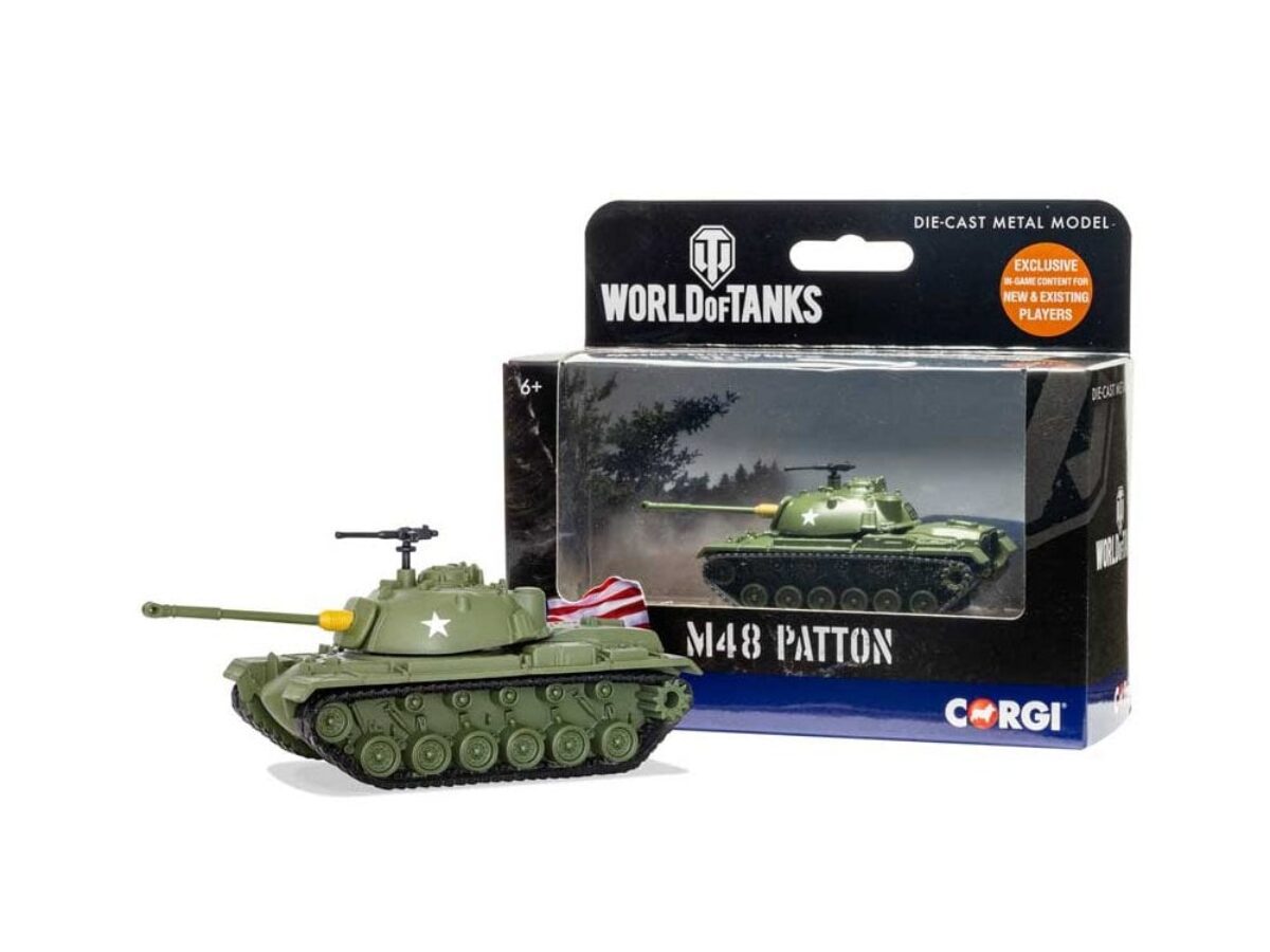 World of Tanks – M48 Patton Tank Corgi WT91201 – Scale Model