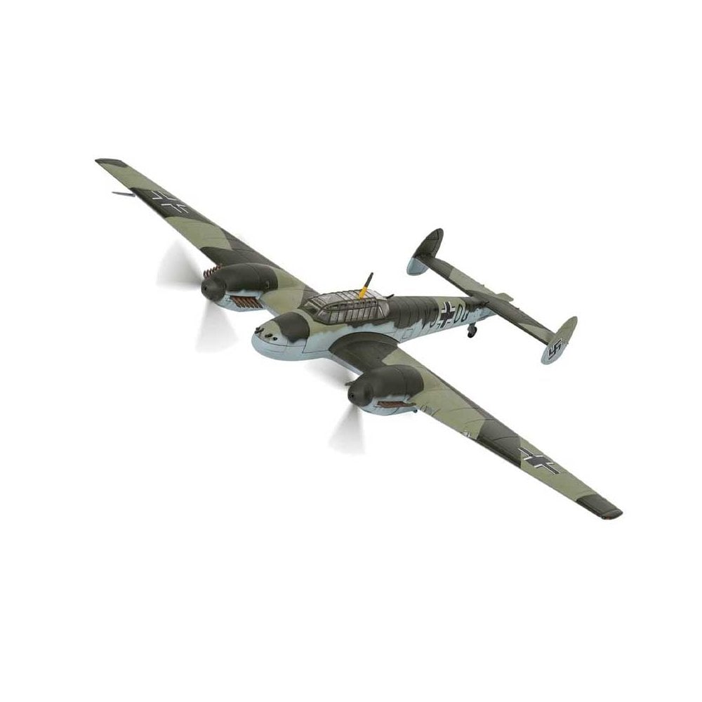 1/72 Messerschmitt Bf110D VJ+OQ, Rudolf Hess, Eaglesham, Scotland, 10th May 1941. Corgi AA38509 1/72 Messerschmitt Bf110D VJ+OQ, Rudolf Hess, Eaglesham, Scotland, 10th May 1941. Corgi AA38509