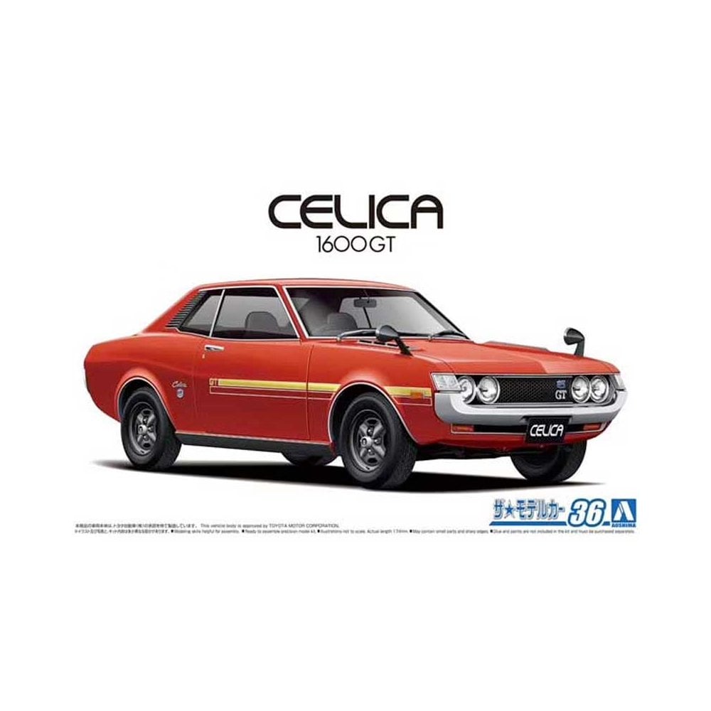 1/24 Toyota TA22 Celica 1600GT '72 Aoshima 05913 1/24 Toyota TA22 Celica 1600GT '72 Aoshima 05913