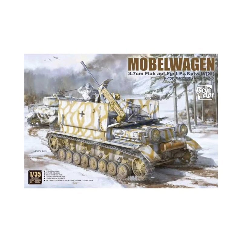 Border Model Möbelwagen 3.7cm Flak auf Fgst. Pz.Kpfw. IV (Sf) (1/35) BT-007
