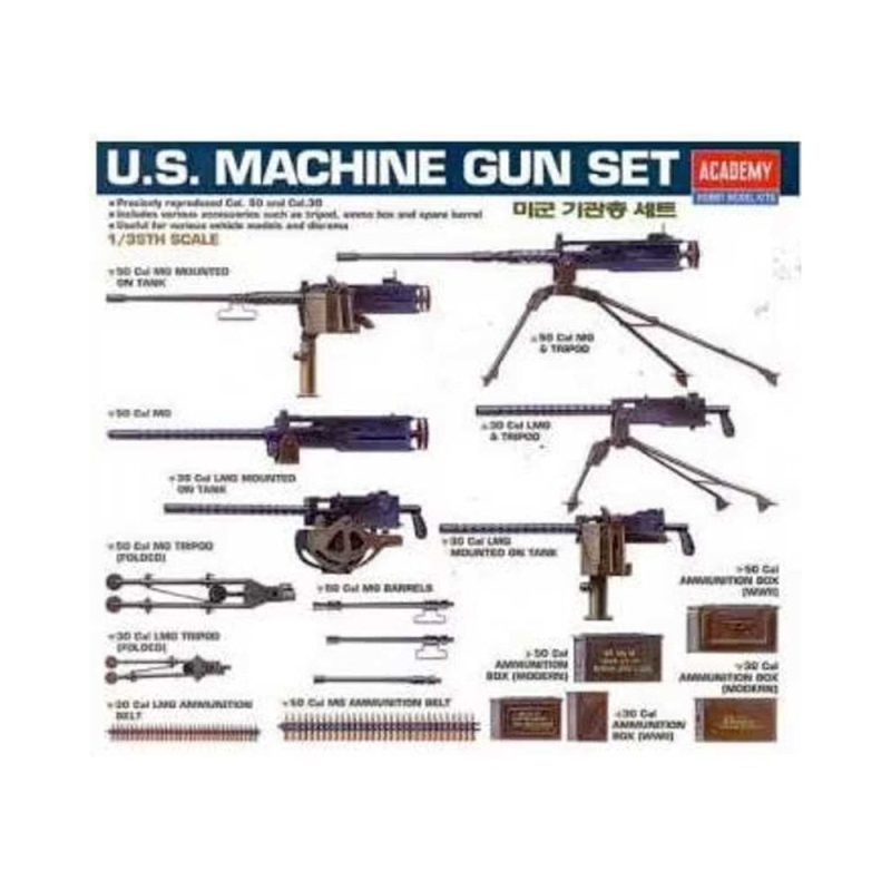 Academy U.S. Machine Gun Set (1/35) 13262
