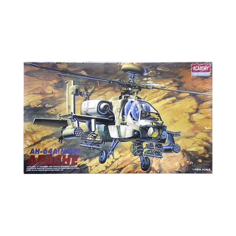 Academy AH-64A (MSIP) Apache (1/48) 12262