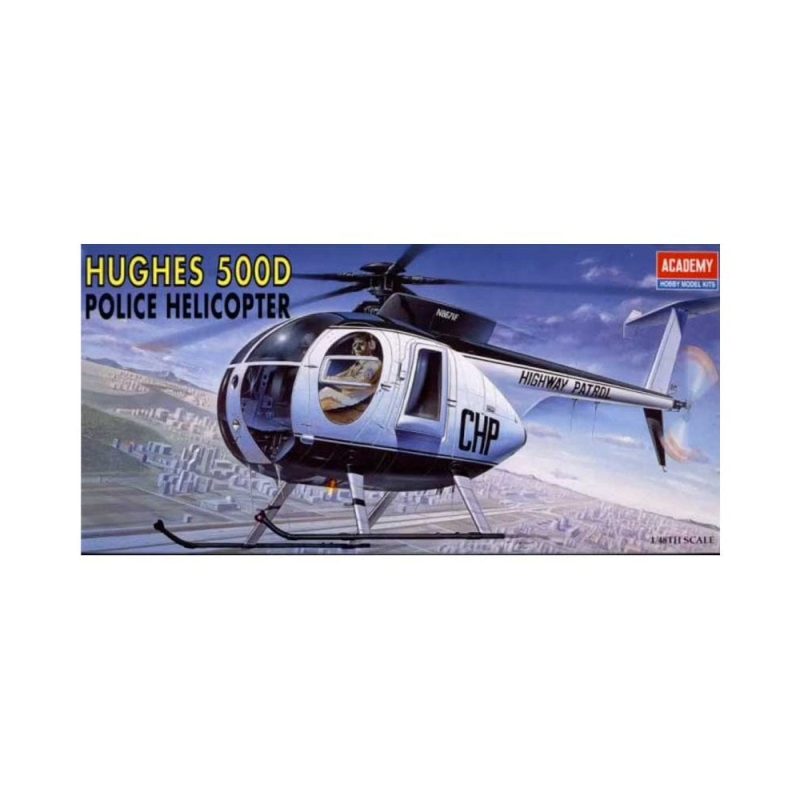 Academy Hughes 500D Police Helicopter (1/48) 12249