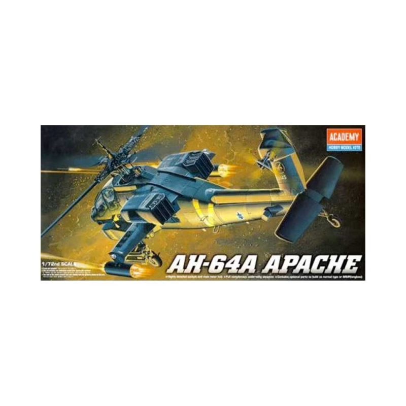 Academy AH-64A Apache Attack Helicopter (1/72) 12488