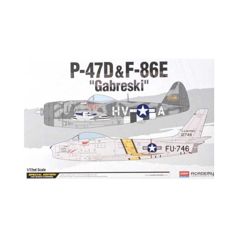 Academy P-47D & F-86E Gabreski (1/72) 12530