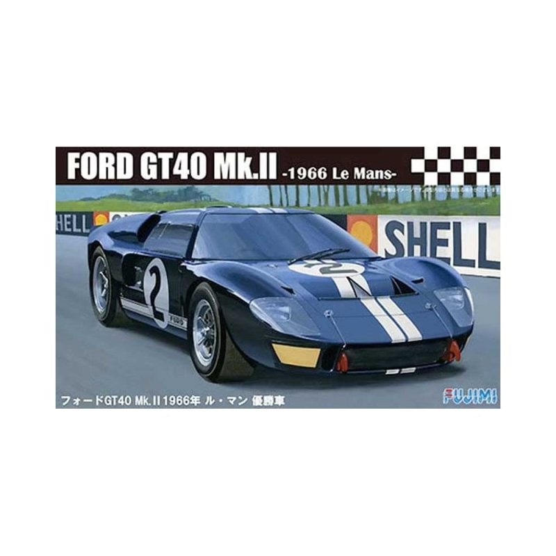 1/24 Ford GT40 Mk-II `66 LeMans Winner Fujimi F126036 1/24 Ford GT40 Mk-II `66 LeMans Winner Fujimi F126036