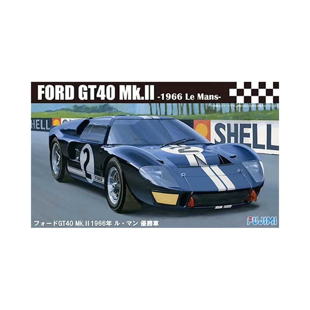 フジミ Ford MKⅡ 1966 Daytona Winner １／２４ 1966 Shelby American Ford GT-40 \u2013 Daytona Conversion \u2013 Model