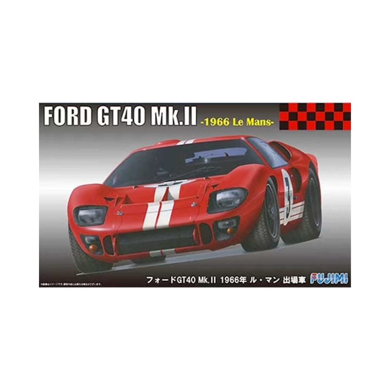 1/24 Ford GT40 Mk II 66 LeMans Fujimi F126067 1/24 Ford GT40 Mk II 66 LeMans Fujimi F126067