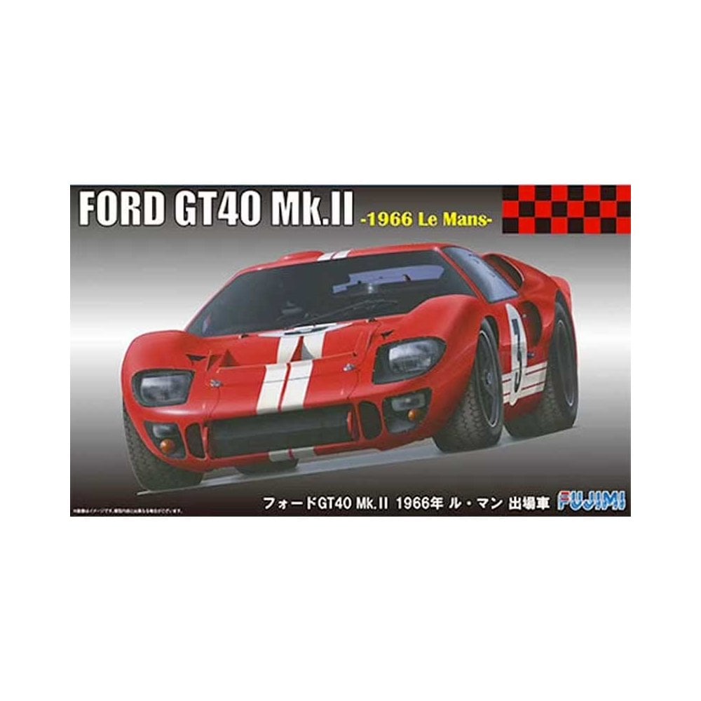 1/24 Ford GT40 Mk II 66 LeMans Fujimi F126067 1/24 Ford GT40 Mk II 66 LeMans Fujimi F126067