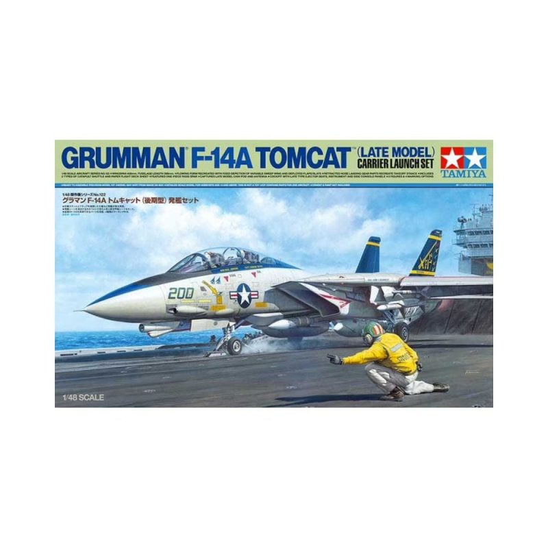 Tamiya Grumman F-14A Tomcat Late Carrier Launch (1/48) 61122