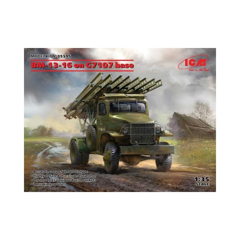 1/35 BM-13-16 on G7107 Base ICM 35595
