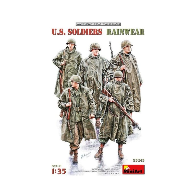 Miniart US Soldiers in Rainwear (1/35) 35245 Miniart US Soldiers in Rainwear (1/35) 35245
