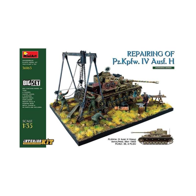 Miniart Repairing of Pz.Kpfw.IV.Ausf H Diorama (1/35) 36063