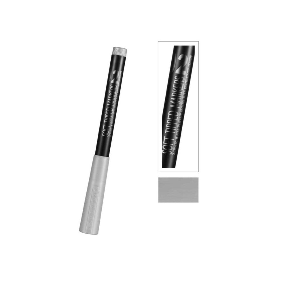 DSPIAE Metallic Silver Soft Tipped Marker Pen MKM-02 DSPIAE Metallic Silver Soft Tipped Marker Pen MKM-02