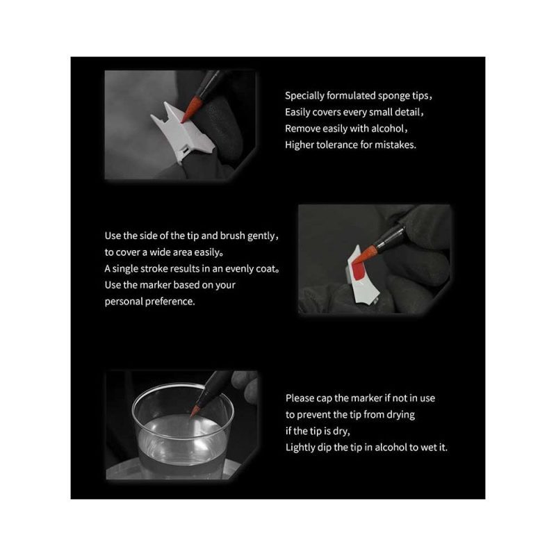 DSPIAE Metallic Red Soft Tipped Marker Pen MKM-03 DSPIAE Metallic Red Soft Tipped Marker Pen MKM-03