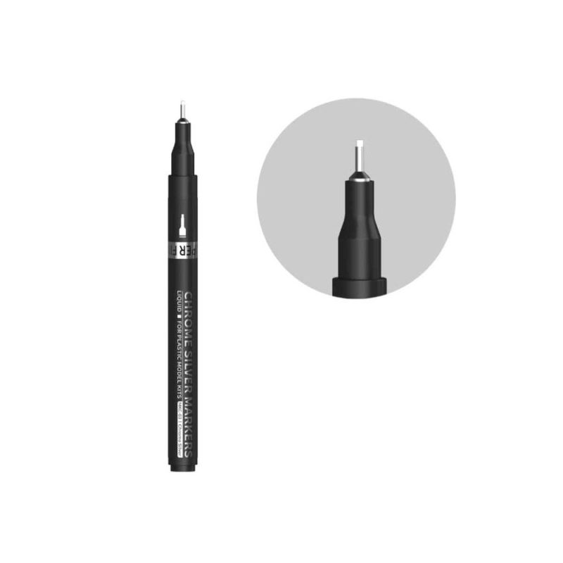 DSPIAE Chrome Silver Marker Pen SUPER FINE MKC-03 DSPIAE Chrome Silver Marker Pen SUPER FINE MKC-03