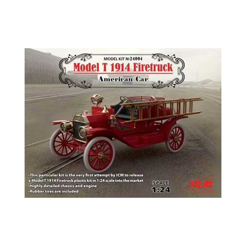 1/24 Model T 1914 Firetruck ICM 24004