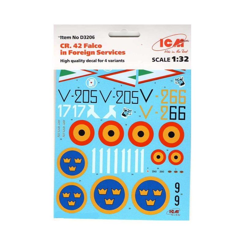 1/32 CR.42 Falco in Foreign Service ICM D3206