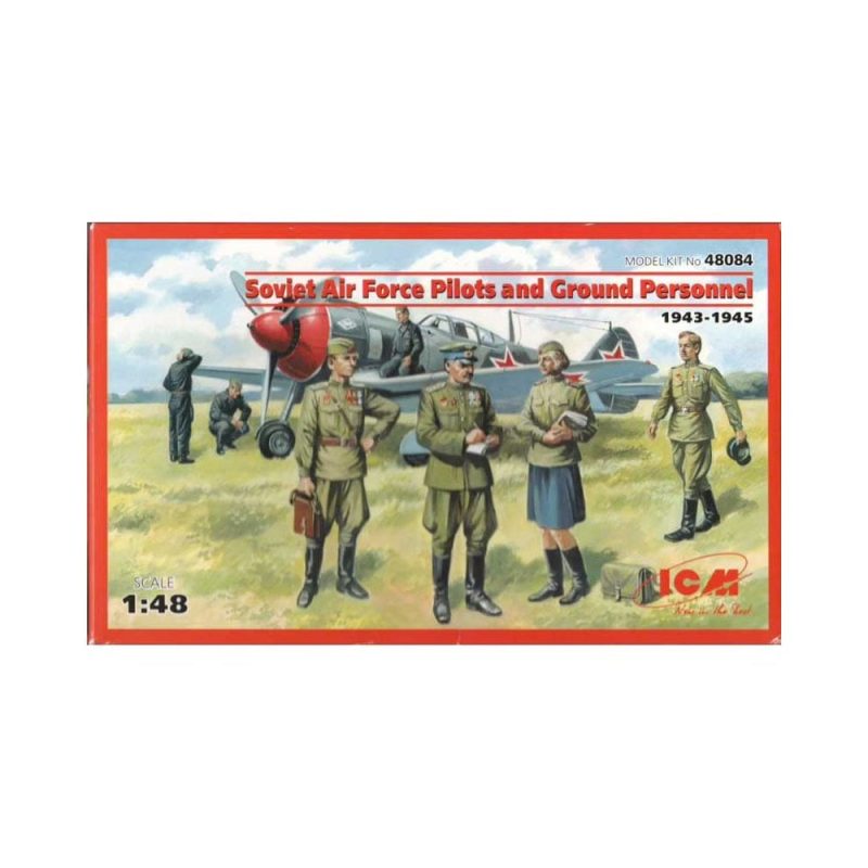 1/48 Soviet Pilots & Ground Personnel (1943-1945) ICM 48084