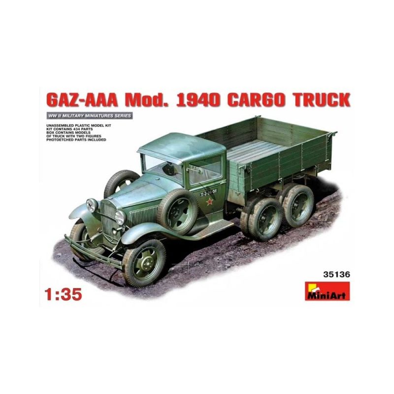 Miniart GAZ-AAA Mod.1940 Cargo Truck (1/35) 35136