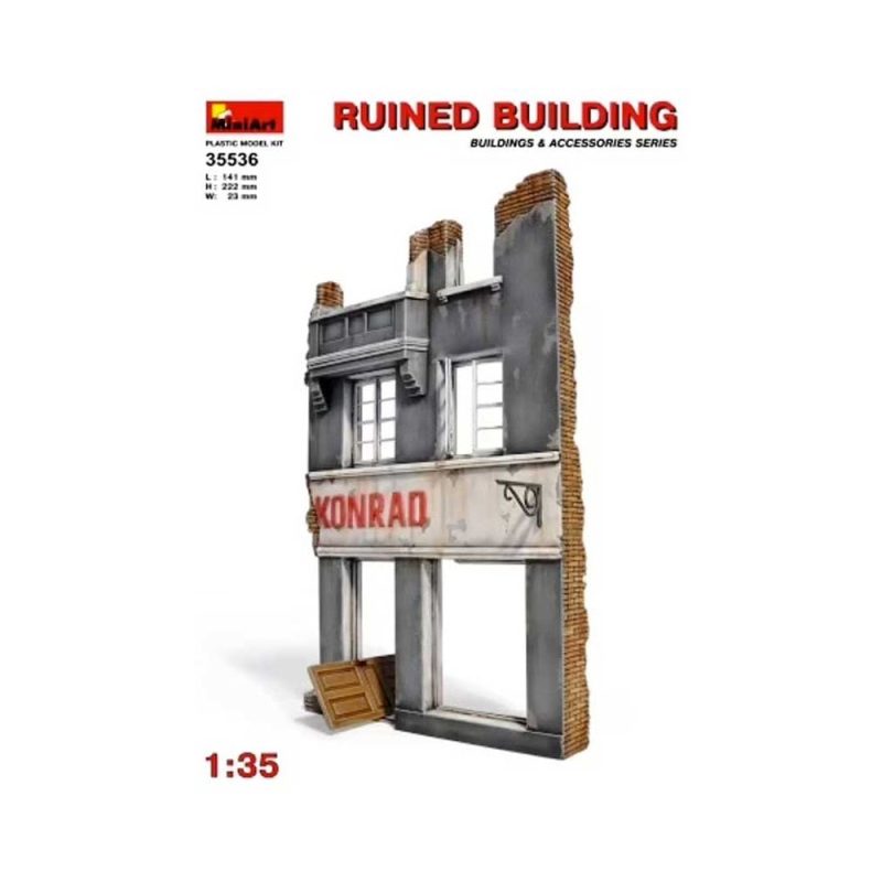 Miniart Ruined Building (1/35) 35536