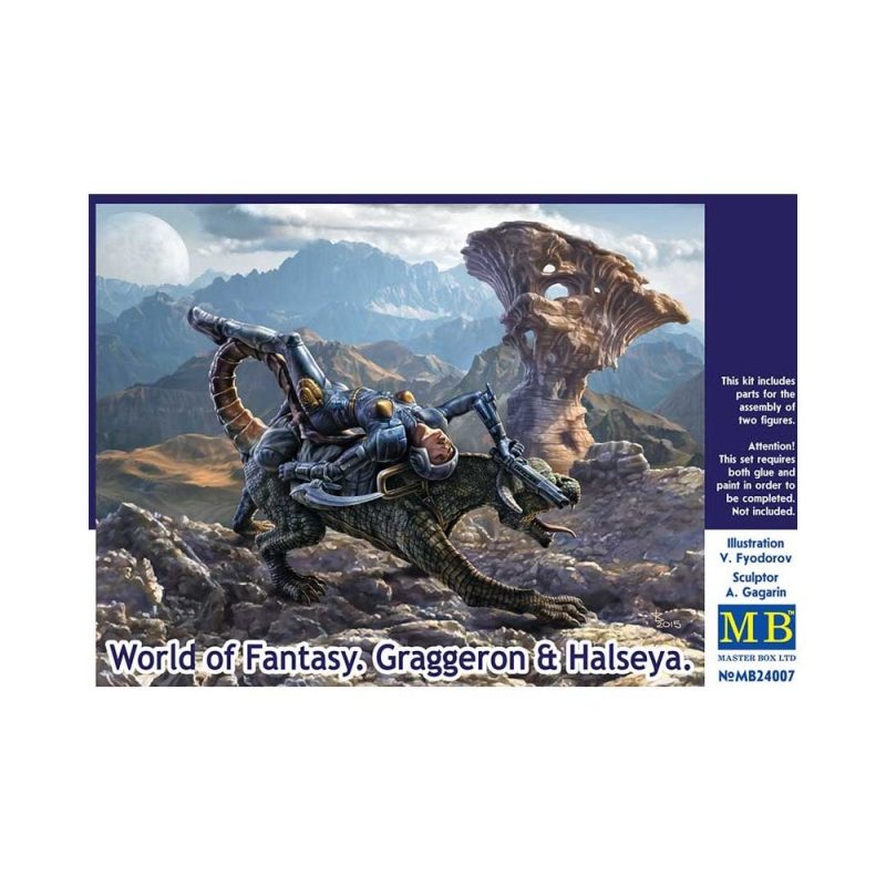 Master Box World of Fantasy - Graggeron & Halseya (1/24) MB-24007