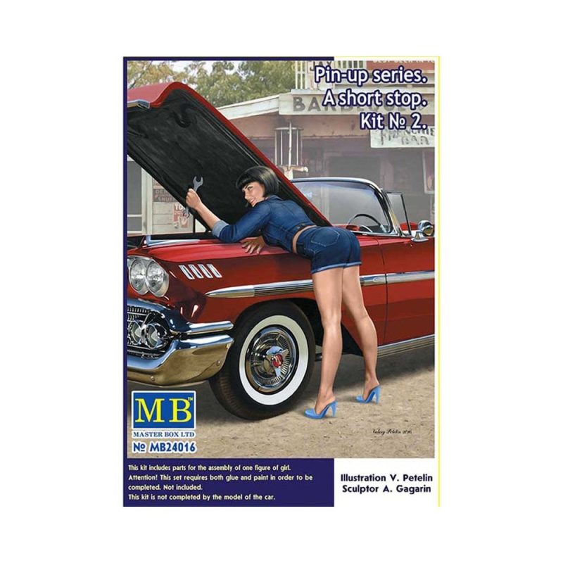 Master Box Pin-up series, A Short Stop No. (1/24) MB-24016