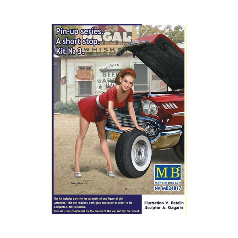 Master Box Pin-up series, A Short Stop No. (1/24) MB-24017